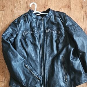 Harley-Davidson Black Leather Riding Jacket